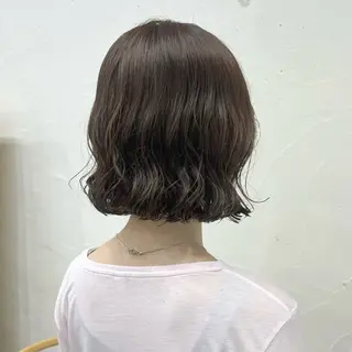 ミディアム パーマ akane/オリーブ /ボブパーマのヘアスタイル