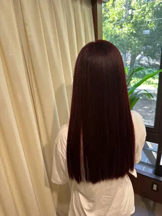 ロング カラー RINA .のヘアスタイル