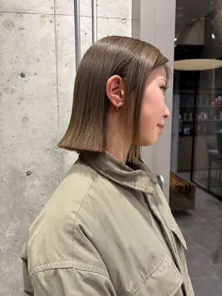 ショート カラー 朝が楽になるパーマ /ミリヤのヘアスタイル