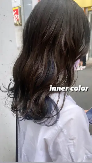 セミロング カラー レイヤーカット✂️ 艶髪/小田部慎也のヘアスタイル