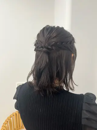 ヘアアレンジ 暖色ツヤ髪/ブリーチ ⭐️honokaのヘアスタイル