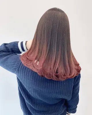 ミディアム カラー パーマ ヘアアレンジ 【公式】amble luxe池袋東口🩷のヘアスタイル