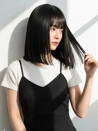 ミディアム ショート/髪質改善 川元裕範(ヒロノリ)のヘアスタイル