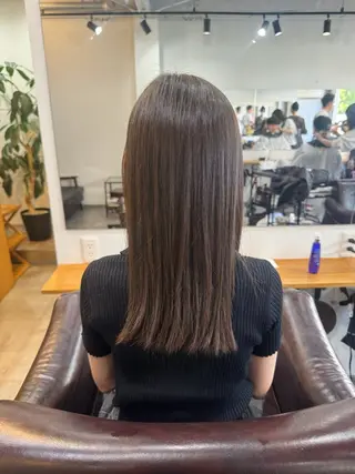 ロング 三原 賢二 【縮毛矯正】のヘアスタイル