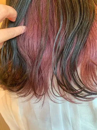 セミロング カラー マンツーマン施術/ ダブルカラー/アリサのヘアスタイル