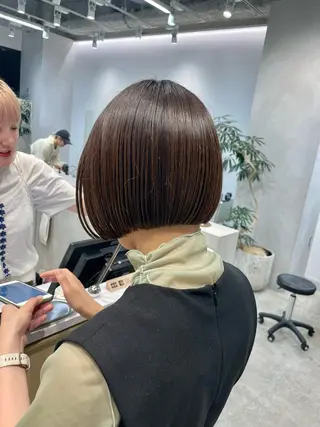 ショート 表参道レイヤーカット 髪質改善山岸季生のヘアスタイル