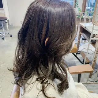 セミロング カラー 美髪になりませんか？ ，，mikuのヘアスタイル