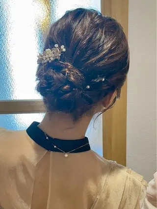 セミロング ヘアアレンジ 札幌 ヘアアレンジ 🍎 タナカセリナのヘアスタイル
