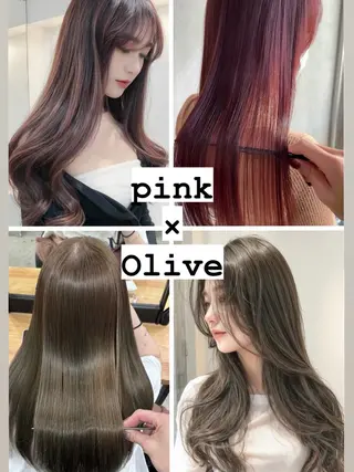 セミロング カラー 健太郎 髪質改善/透明感のヘアスタイル