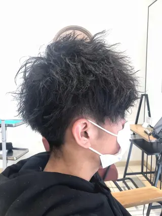 ショート パーマ 中野 克也のヘアスタイル