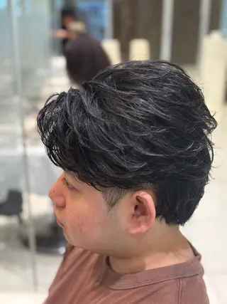 ショート パーマ メンズ メンズ比率エリア No.1/林慶太のヘアスタイル