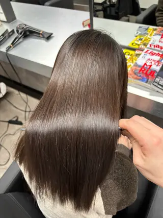 セミロング 【美髪/艶縮毛矯正】 ☘️Taketo☘️のヘアスタイル