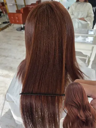 カラー 川瀬 夢来のヘアスタイル