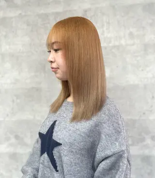 カラー yasuハイトーン/ デザインカラーのヘアスタイル