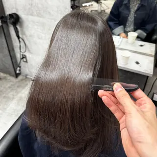セミロング カラー 新宿/顔周りカット/ レイヤー/がっきーのヘアスタイル