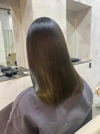 ロング カラー パーマ 木村 蓮のヘアスタイル
