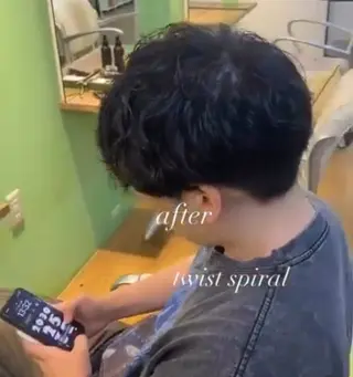 パーマ ヘアアレンジ メンズ 20代〜40代 大塚🌱松原大将のヘアスタイル