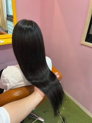 ロング ちび編み込みエクステ 専門店/梅田のヘアスタイル