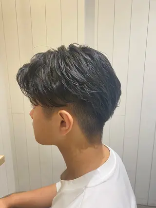 ショート パーマ メンズ メンズパーマ・ カット モリヤ🌺のヘアスタイル