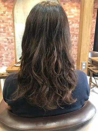 ロング パーマ 重政 和樹のヘアスタイル
