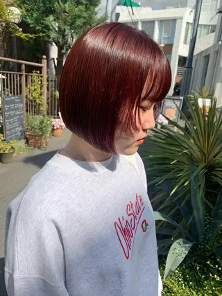 ショート ボブ/顔まわりカット 💫大澤奈緒美のヘアスタイル
