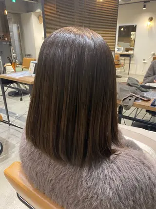 ミディアム 海外風レイヤー🥥 NANAのヘアスタイル