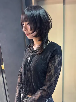 セミロング ♡ハッシュカット/ レイヤー/yucoのヘアスタイル
