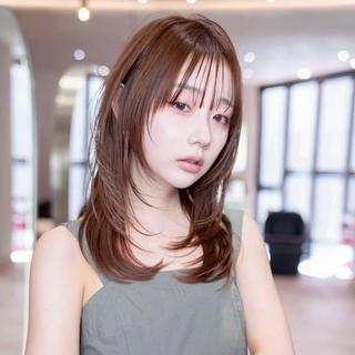 セミロング レイヤーカット特化 /YUITO/渋谷のヘアスタイル