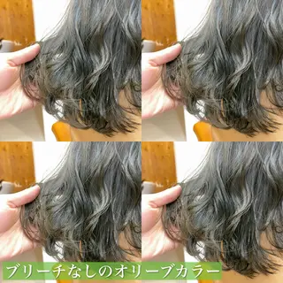 ミディアム カラー navile原宿 yumaのヘアスタイル