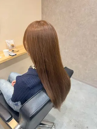 セミロング 🍒透明感カラー /ダブルカラー🍒のヘアスタイル