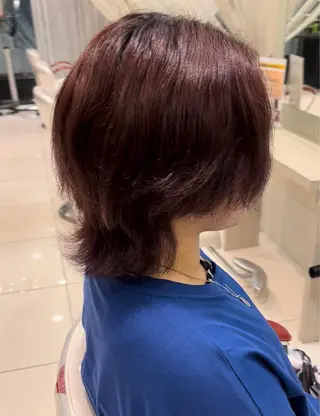 ショート カラー EARTH勝田台 吉永嵐のヘアスタイル