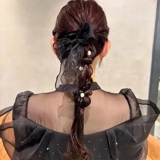 ロング ヘアアレンジ ブリーチ✨/似合わせ カラー🎀/Yuzuのヘアスタイル