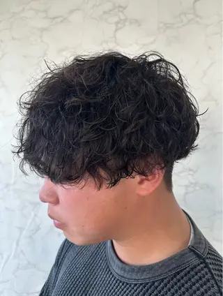 ショート パーマ 福本 ルミのヘアスタイル