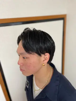 メンズ ボブ✄／透明感カラー 上野 梨奈のヘアスタイル