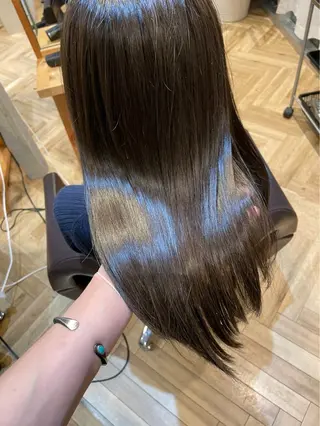カラー 顔まわりの神様✨ 透明感カラー藤嶋秀幸のヘアスタイル