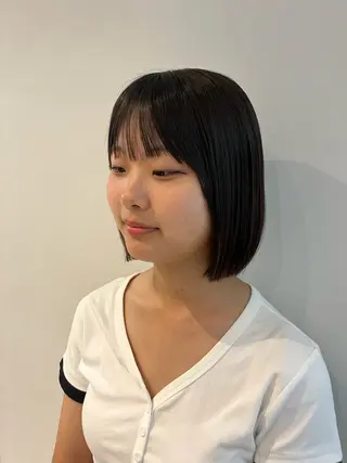 ショート カラー ボブ/透明感カラー ✂️ツムギ♡のヘアスタイル