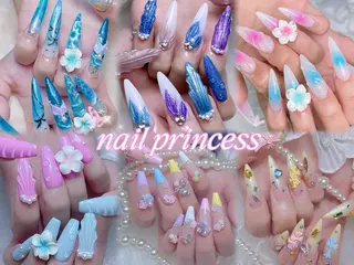 ネイル princess スカルプ専門店のネイルデザイン