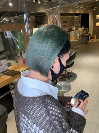 ショート カラー パーマ ヘアアレンジ メンズ キッズ ネイル マツエク・マツパ 酸性ストレート 髪質改善大槻勇樹のヘアスタイル