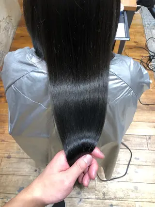 ロング カラー パーマ 銀座✨レイヤーカット 顔まわり/坂本亜裟海のヘアスタイル