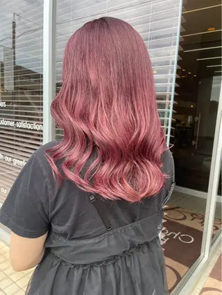 セミロング カラー 三浦 悠のヘアスタイル
