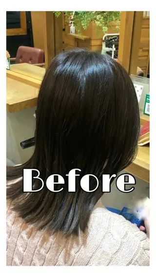 セミロング ヘアアレンジ ✂️RIKUKI🎨 【駒込美容師🎀】のヘアスタイル