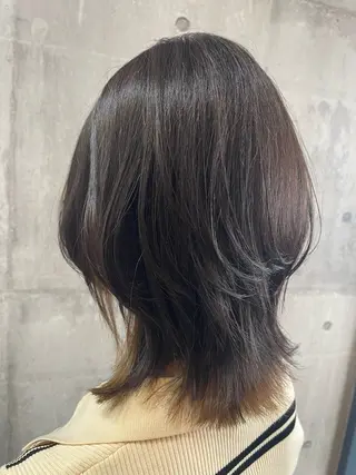 セミロング art-Lago 宮司のヘアスタイル