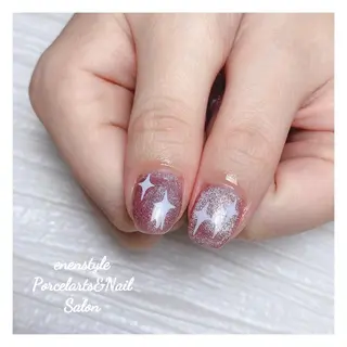ミディアム ネイル 🐾enen style 🐾のネイルデザイン