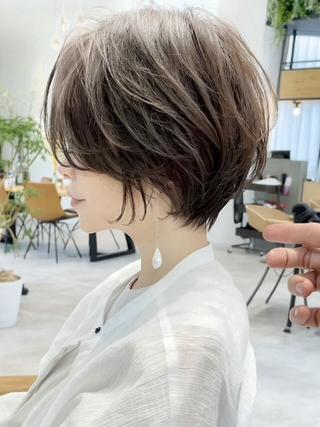 ショート カラー ⭐️銀座/ショート/ 艶カラー/りょうがのヘアスタイル