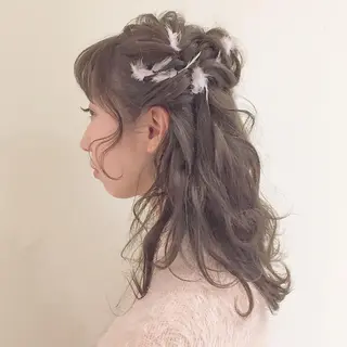 ヘアアレンジ 𝒢𝒾𝓇𝓁𝓎 ⑅　𝓎𝓊𝓀𝒶のヘアスタイル