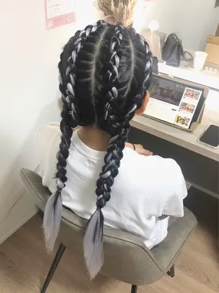 ロング ヘアアレンジ Primus ﾌﾟﾘﾑｽのマツエク・マツパデザイン