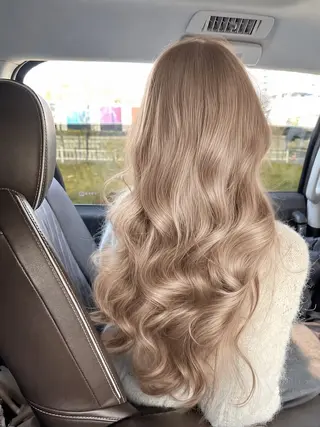 ロング カラー ヘアアレンジ 透明感カラー🎀艶髪 Anju/渋谷🎀のヘアスタイル