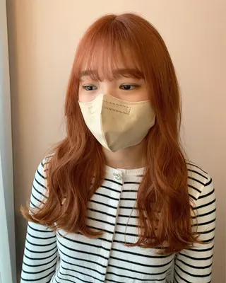 ロング カラー hubhair レイヤー/透明感のヘアスタイル