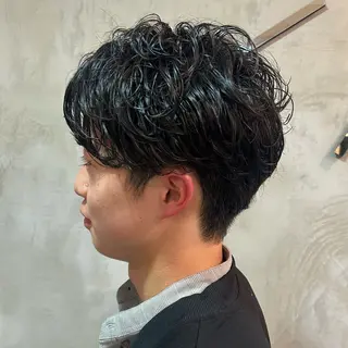 メンズ KUMA🧸インナー /メンズパーマのヘアスタイル