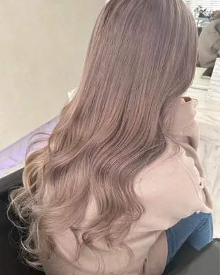 ロング カラー ブリーチカラー🐭♡ moeのヘアスタイル